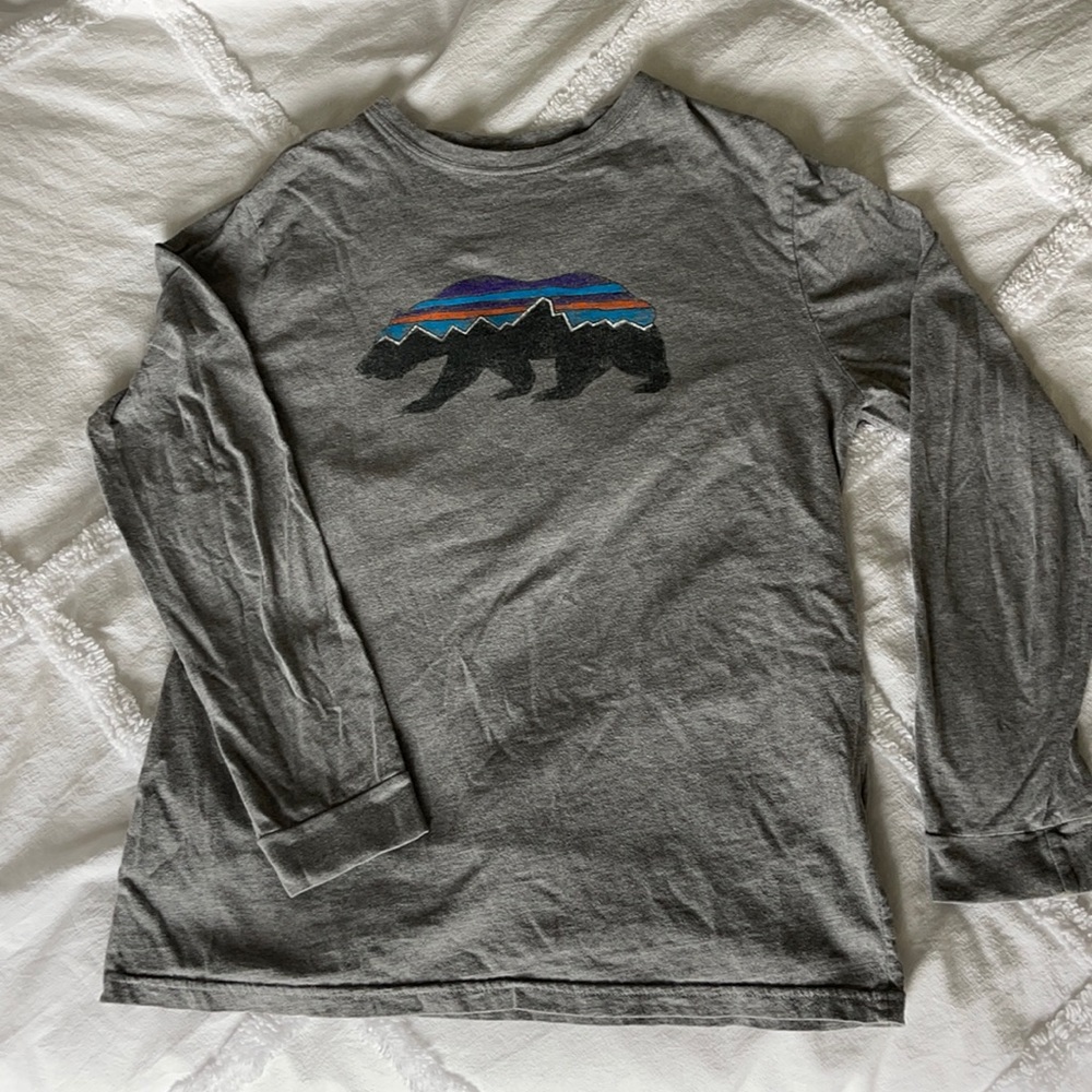 Patagonia boys long sleeve shirt XL